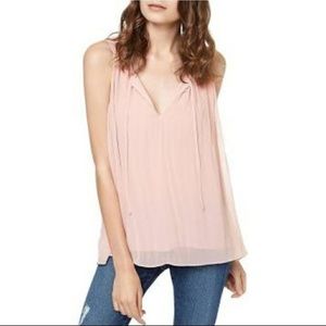 Sanctuary Pink Pleated Sleeveless Blouse wTagsNEW
